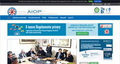 Desktop Screenshot of aiop.it
