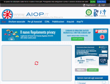 Tablet Screenshot of aiop.it